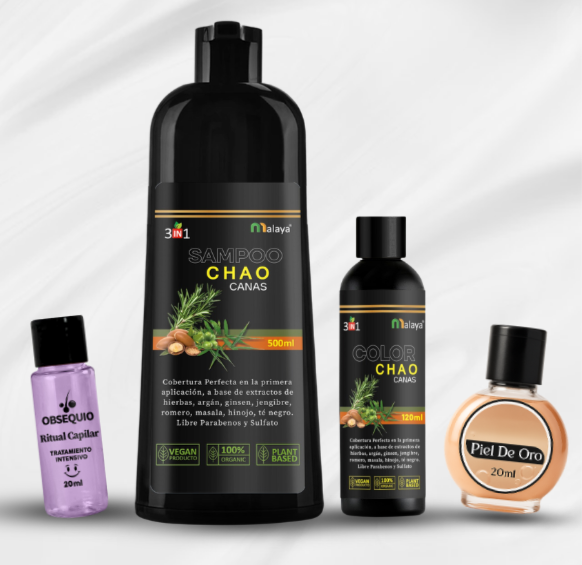 CHAO CANAS+AMPOLLA+PIEL DE ORO